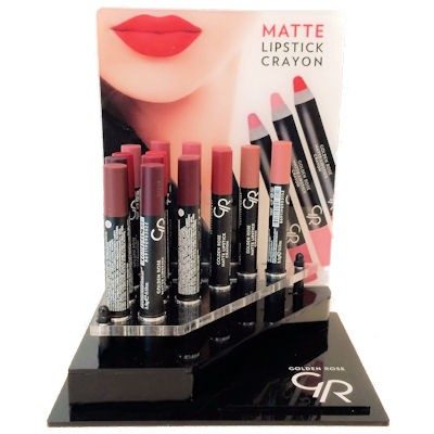 Matte Lipstick Crayon Display